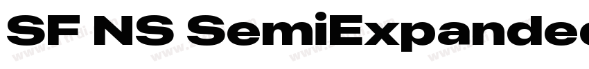 SF NS SemiExpanded H字体转换